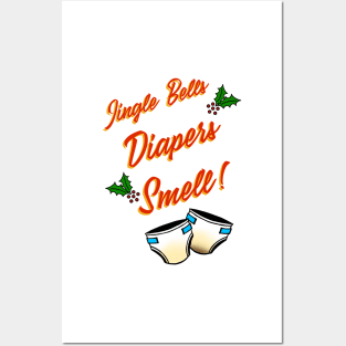 Jingle Bells Diapers Smell Posters and Art